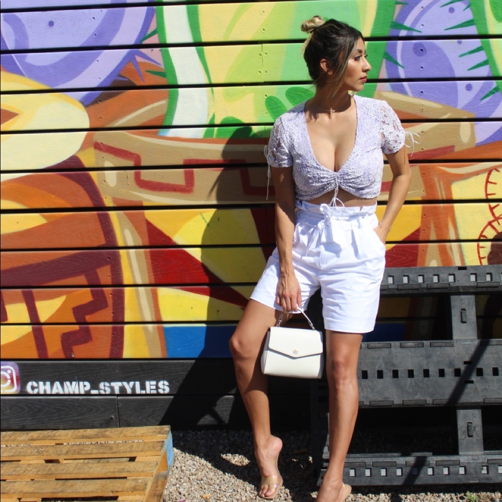 Majorelle crop top